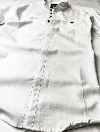 slim fit %100 pamuk kumaş hakim yaka  uzun kol  gömlek
