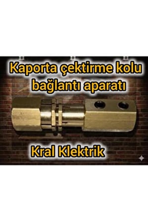 Kaporta çektirme kolu bağlantı aparatı