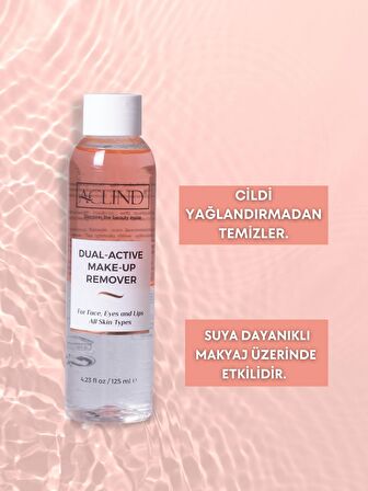 ACLIND® DUAL ACTIVE MAKE-UP REMOVER 125 ml | Çift Fazlı Cilt Makyaj Temizleyici | Güzellik Serisi