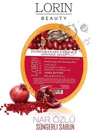 Lorin Beauty Lorin Nar Özlü Doğal Süngerli Sabun