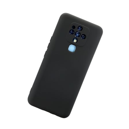 Tecno Camon 16 Kılıf Nano içi Kadife Silikon - Siyah