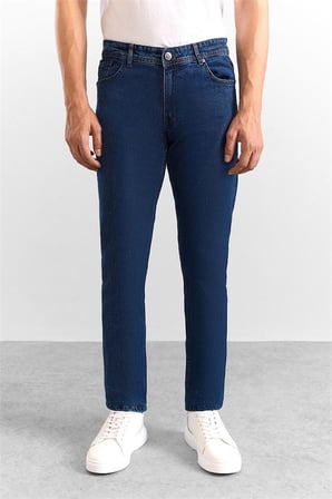 Lacivert Denim Pantolon