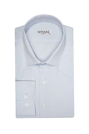 Süvari Slim Fit Beyaz Erkek Gömlek
