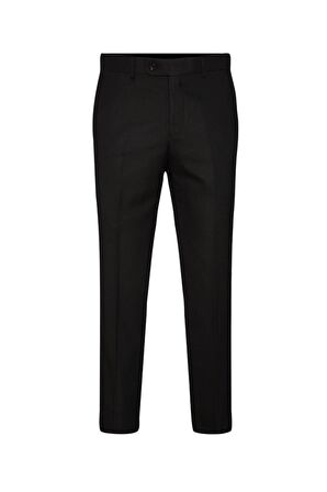 Süvari Slim Fit Siyah Erkek Pantolon