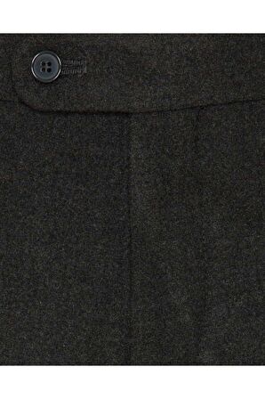 Süvari Rahat Kalıp Flanel Lacivert Erkek Pantolon