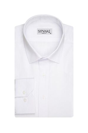 Süvari Slim Fit Armür Desenli Erkek Gömlek