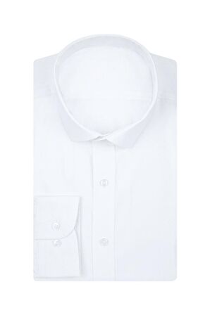 Süvari Slim Fit Beyaz Erkek Gömlek