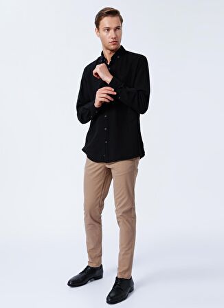 Süvari Normal Bel Normal Paça Dar Bej Erkek Pantolon Pn2020500453