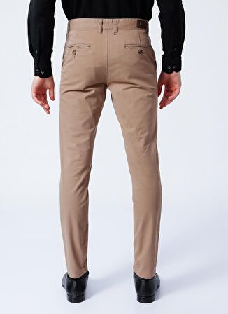 Süvari Normal Bel Normal Paça Dar Bej Erkek Pantolon Pn2020500453