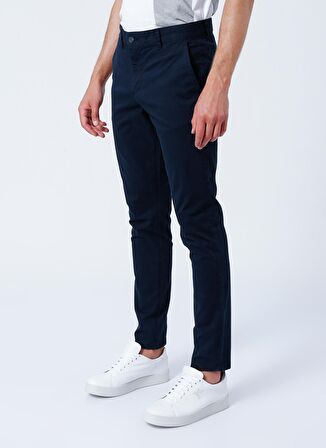 Süvari Normal Bel Normal Paça Dar Mavi Erkek Pantolon PN2020500453