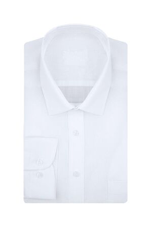 Süvari Beyaz Erkek Gömlek