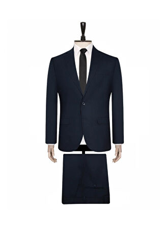 Süvari Normal Bel Regular Fit Mavi Erkek Takım Elbise TK1000400331