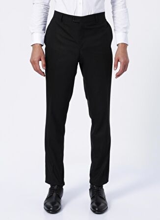 Süvari Normal Bel Normal Paça Regular Fit Siyah Erkek Pantolon PN1014400274