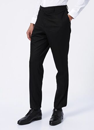 Süvari Normal Bel Normal Paça Regular Fit Siyah Erkek Pantolon PN1014400274
