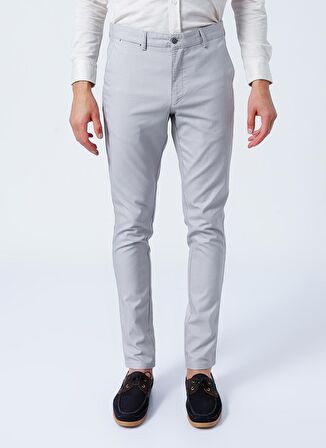 Süvari Slim Fit Gabardin Bej Erkek Pantolon