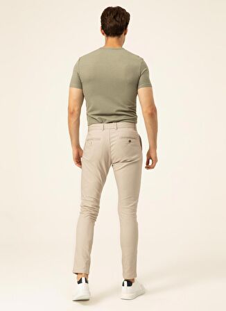 Süvari Normal Bel Normal Paça Slim Fit Bej Erkek Pantolon PN2020500493