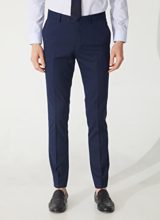 Süvari Normal Bel Slim Fit Lacivert Erkek Takım Elbise TK3000400223
