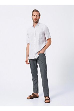 Süvari Kısa Kollu Gömlek,  Bej