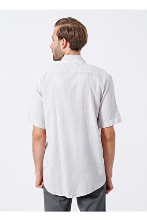 Süvari Kısa Kollu Gömlek,  Bej