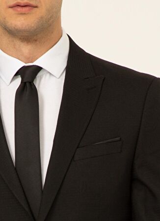 Süvari Normal Bel Regular Fit Siyah Erkek Takım Elbise TK1000400344