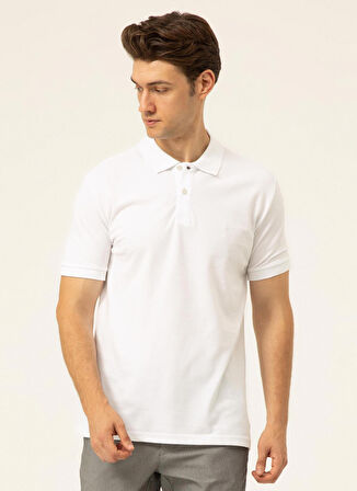 Süvari Baskılı Ekru Erkek Polo T-Shirt TS1014000263