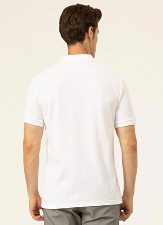 Süvari Baskılı Ekru Erkek Polo T-Shirt TS1014000263