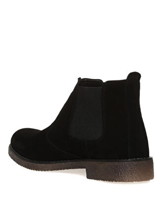 Süvari Deri Siyah Erkek Düz Ayakkabı AY2001500546