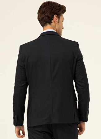 Süvari Normal Bel Slim Fit Lacivert Erkek Takım Elbise Tk1000600241