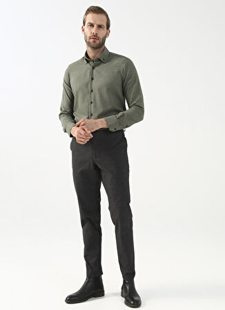 Süvari Normal Bel Normal Paça Slim Fit Siyah Erkek Pantolon Pn2020500517