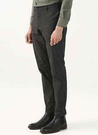 Süvari Normal Bel Normal Paça Slim Fit Siyah Erkek Pantolon Pn2020500517