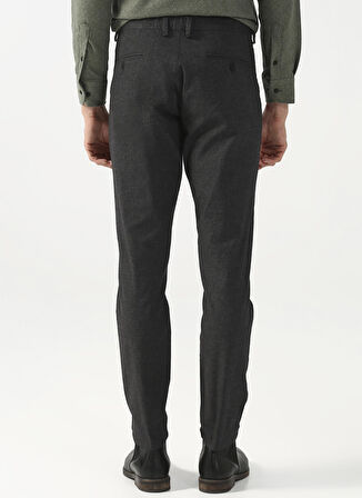 Süvari Normal Bel Normal Paça Slim Fit Siyah Erkek Pantolon Pn2020500517