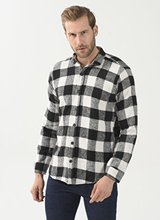 Süvari Gömlek, 2XL, Siyah