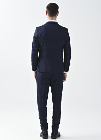 Süvari Normal Bel Slim Fit Lacivert Erkek Takım Elbise TK3000400242
