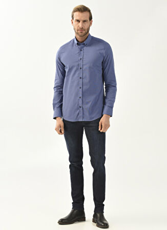 Süvari Normal Bel Normal Paça Super Slim Fit Lacivert Erkek Pantolon PN2016600116