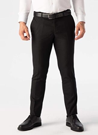 Süvari Normal Bel Normal Paça Slim Fit Siyah Erkek Pantolon Pn1014400295