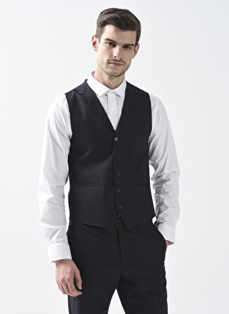 Süvari Normal Bel Slim Fit Lacivert Erkek Takım Elbise Tk1020000243