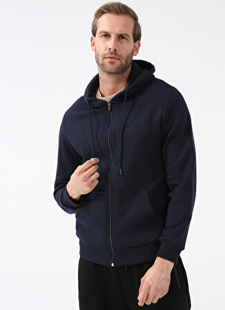 Süvari Kapüşon Yaka Lacivert Erkek Kazak TR2013700303