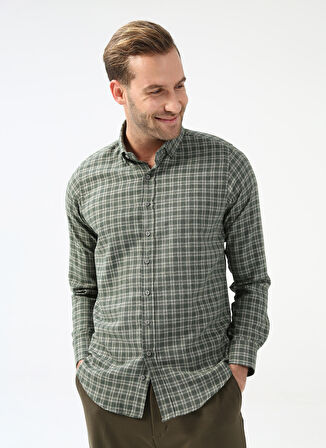 Süvari Gömlek, Xl, Koyu Yeşil