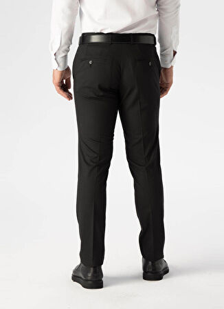 Süvari Normal Bel Normal Paça Slim Fit Siyah Erkek Pantolon Pn2020500527