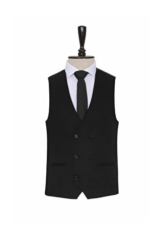 Süvari Normal Bel Slim Fit Siyah Erkek Takım Elbise Tk1020200160