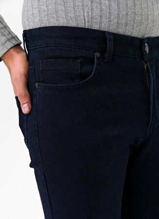 Süvari Normal Bel Normal Paça Lacivert Erkek Pantolon Pn2020500532