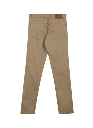 Süvari Normal Bel Normal Paça Bej Erkek Pantolon Pn2020500533