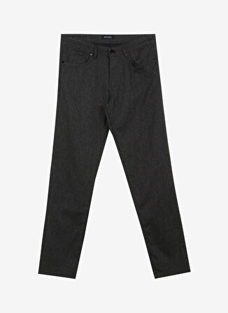 Süvari Normal Bel Normal Paça Slim Fit Siyah Erkek Pantolon Pn2020500533