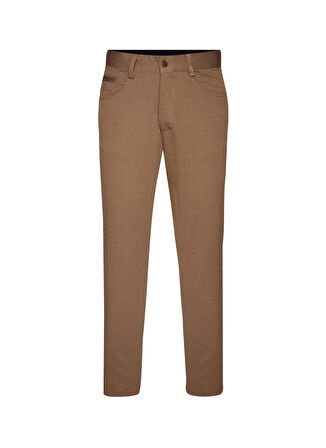 Süvari Normal Bel Normal Paça Regular Fit Açık Kahve Erkek Pantolon PN2024000018