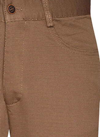 Süvari Normal Bel Normal Paça Regular Fit Açık Kahve Erkek Pantolon PN2024000018
