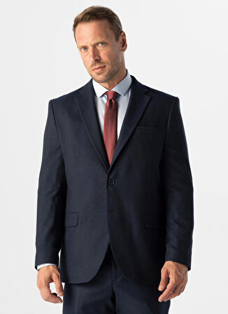 Süvari Normal Bel Slim Fit Lacivert Erkek Takım Elbise TK1006900240