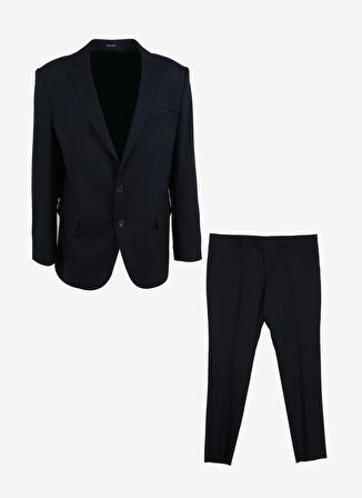 Süvari Normal Bel Regular Fit Lacivert Erkek Takım Elbise TK1000400376