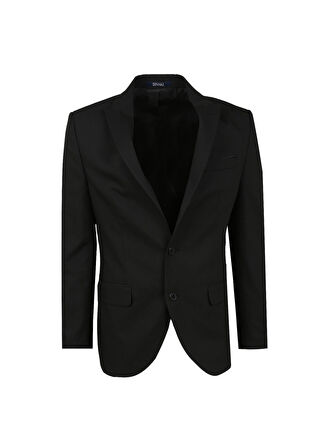Süvari Normal Bel Slim Fit Siyah Erkek Takım Elbise TK1020000257
