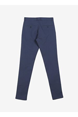 Süvari Normal Bel Normal Paça Slim Fit Saks Erkek Pantolon Pn2020500538