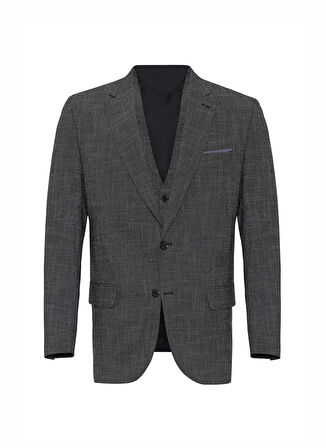 Süvari Normal Bel Regular Fit Siyah Erkek Takım Elbise TK1015000042